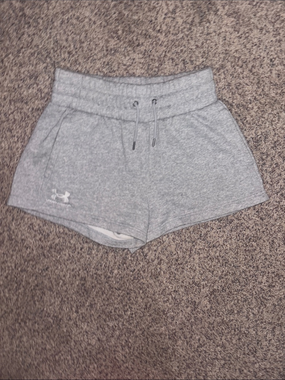 Under Armour Women's Heather Gray Athletic Shorts